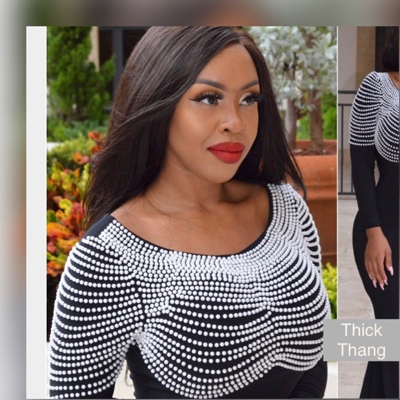 Kaftan Pearl Dress NWOT - Picture 3 of 5